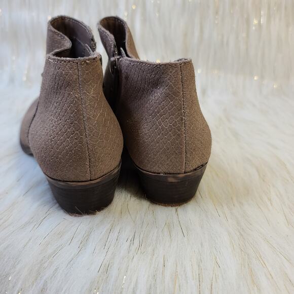 G.H. Bass & Co. Womens Nina Leather Ankle Boots Booties Light Brown Size 6 - Picture 5 of 8